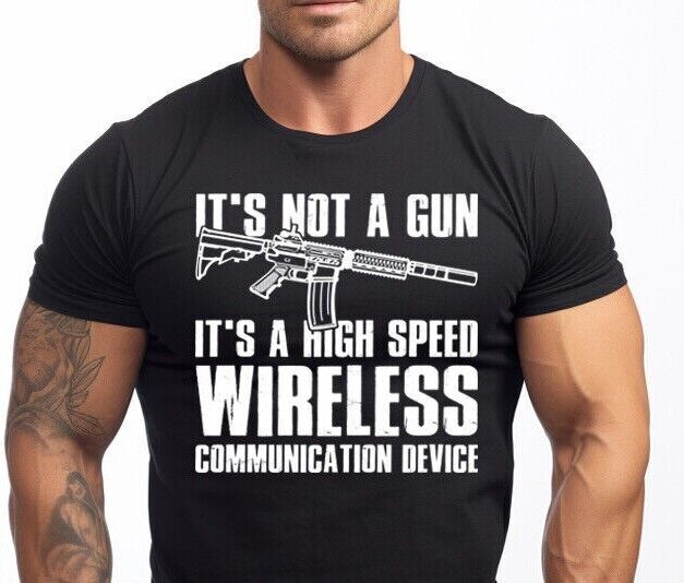 Mens Pro Gun 2nd Amendment USA T-Shirt It's Not A Gun Patriotic Shirts for Men gallery