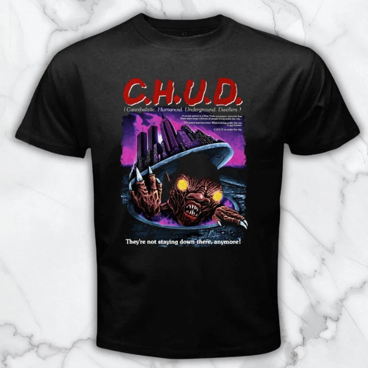 CHUD Horror Movie Men's Black Graphic T Shirt Freeships gallery