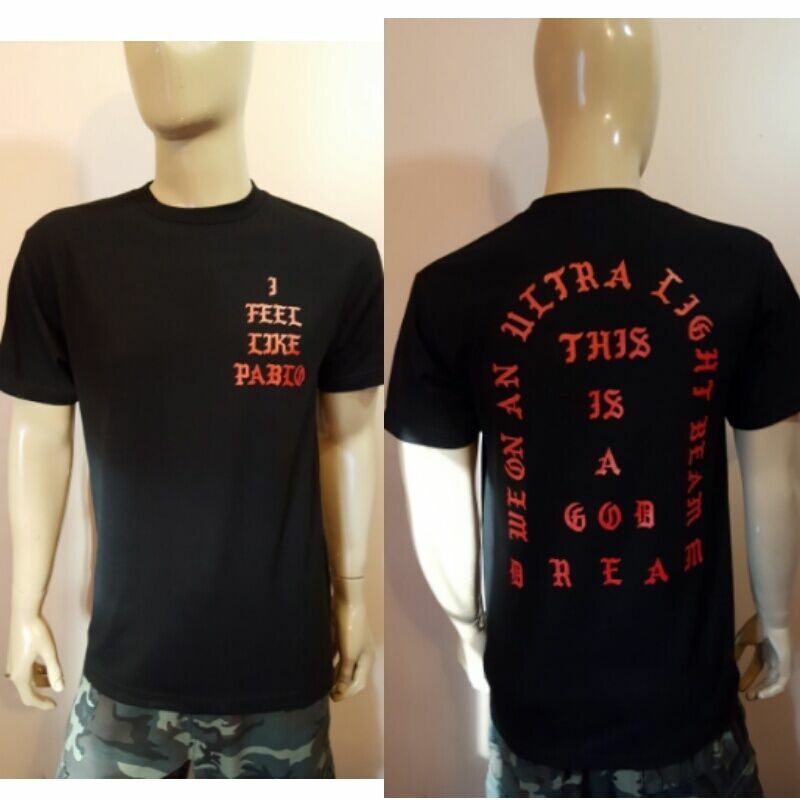 I Feel Like Pablo Black T-Shirt Life Of Pablo Kanye West Yeezy Tee T SHIRT gallery