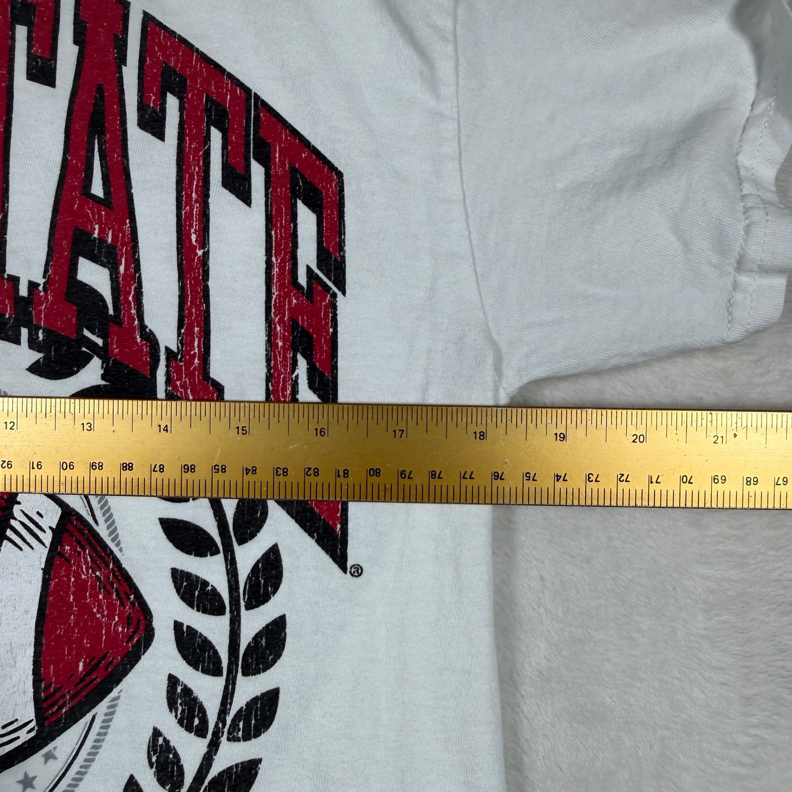 Goodie Two Sleeves Ohio State Buckeyes Football T Shirt Size S M White gallery
