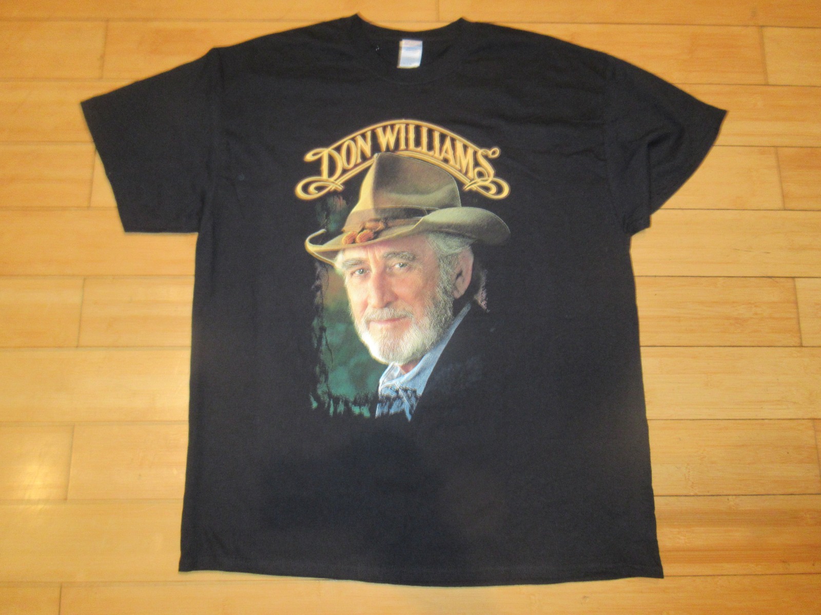 Vintage Don Williams The Gentle Giant Tour Country Music cotton T Shirt Size XL gallery