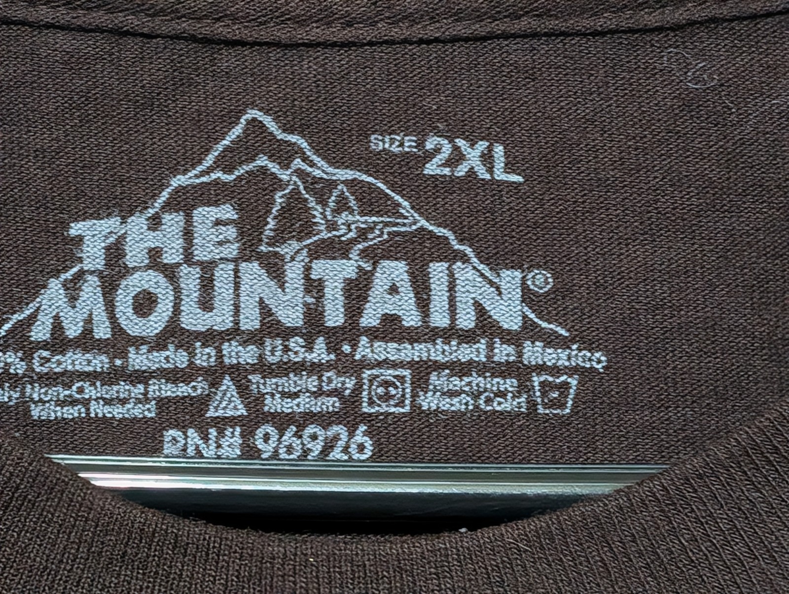 The Mountain Mens T-shirt Brown Tiger Profile Wildlife RL 2XL #3093 NWOT gallery