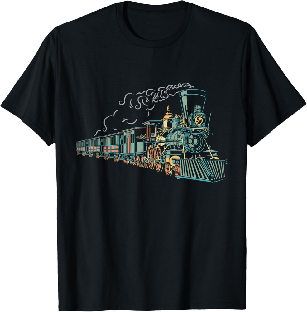 Steam Train Train Train Guide Gift Train Station Train Model Railway T-Shirt