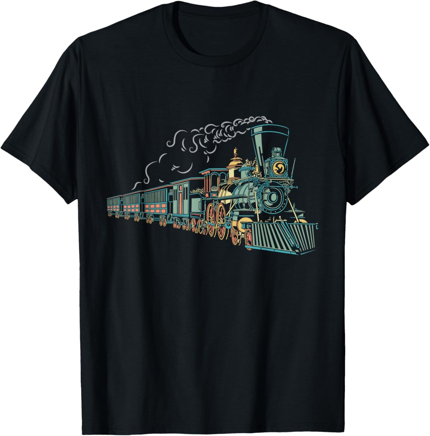 Steam Train Train Train Guide Gift Train Station Train Model Railway T-Shirt