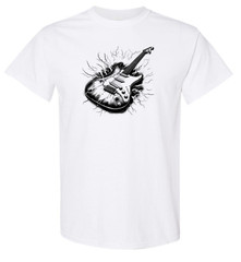 Lightning Guitar Tee – Choose Your Size & Color!