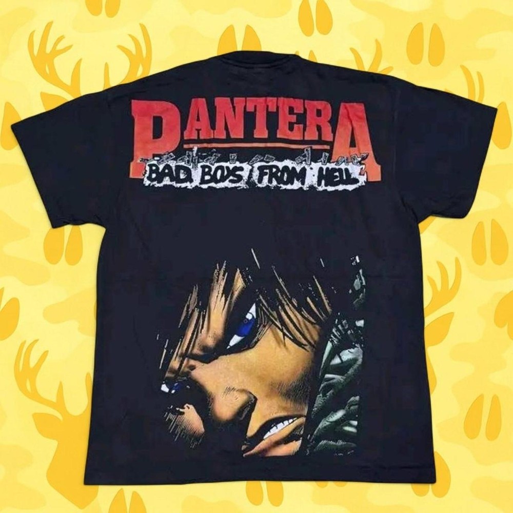 Vintage style *modern* Pantera 101 Proof Bad Boys From Hell T-Shirt Size XL