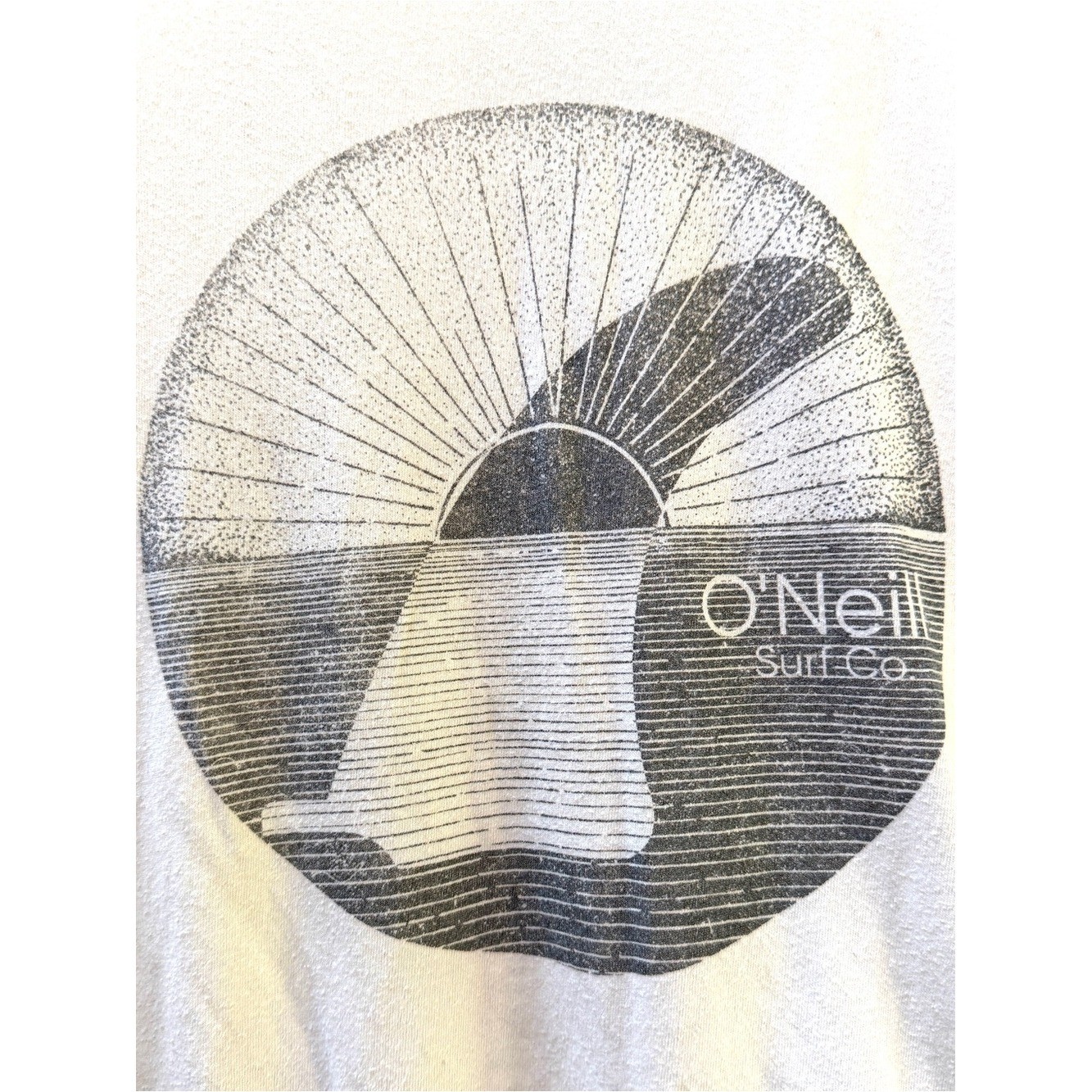 O'Neill Surf Co. Short-Sleeve Graphic Tee, Beige, Men's L, Women's XL gallery