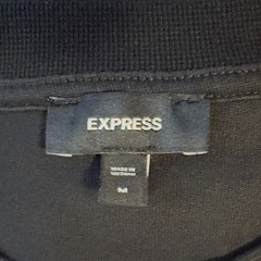 Express Black Classic Fit Premium Weight Short Sleeve T-Shirt Sz Mediun