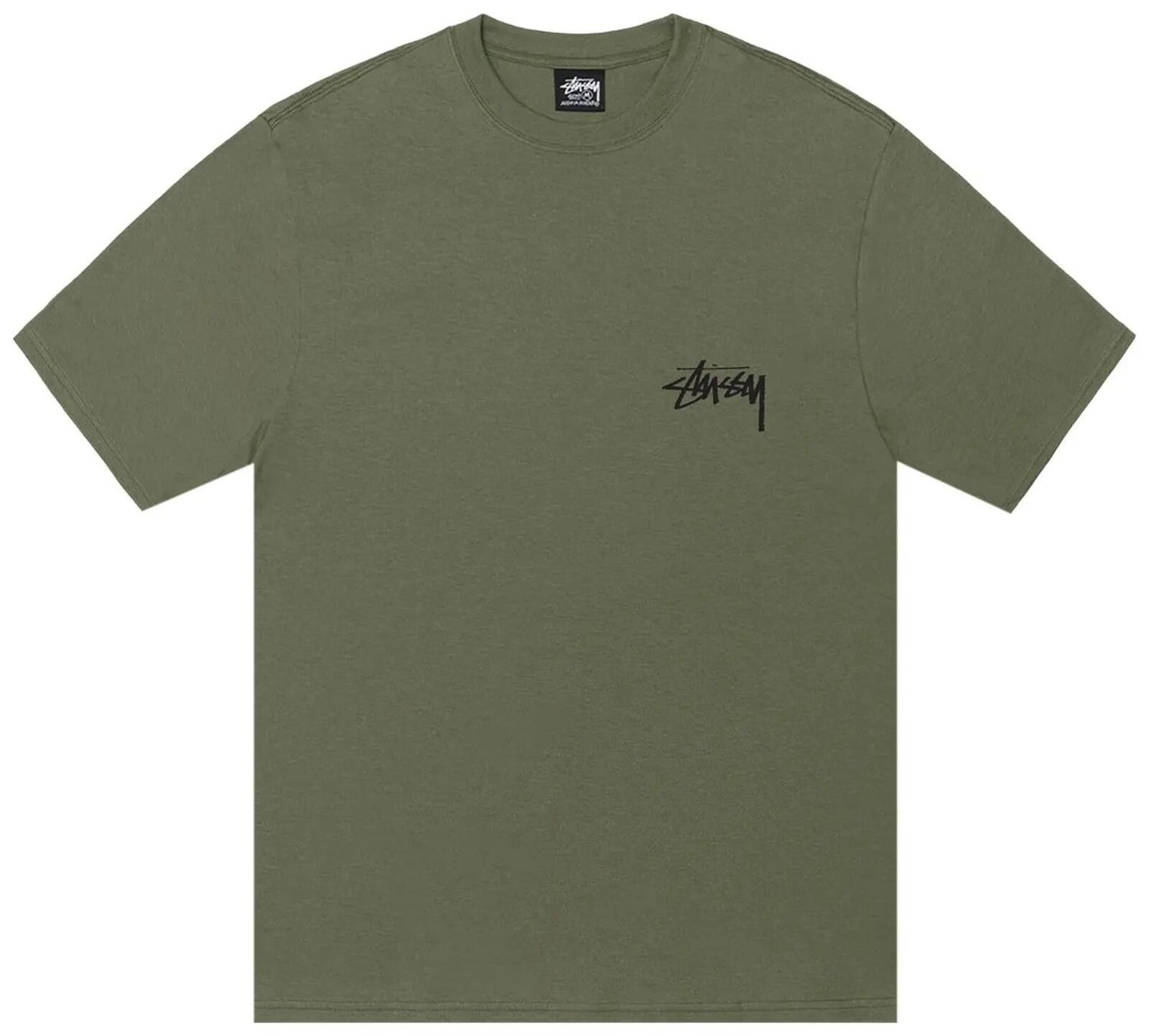 Stüssy Stock Dog Tee Olive • XL gallery