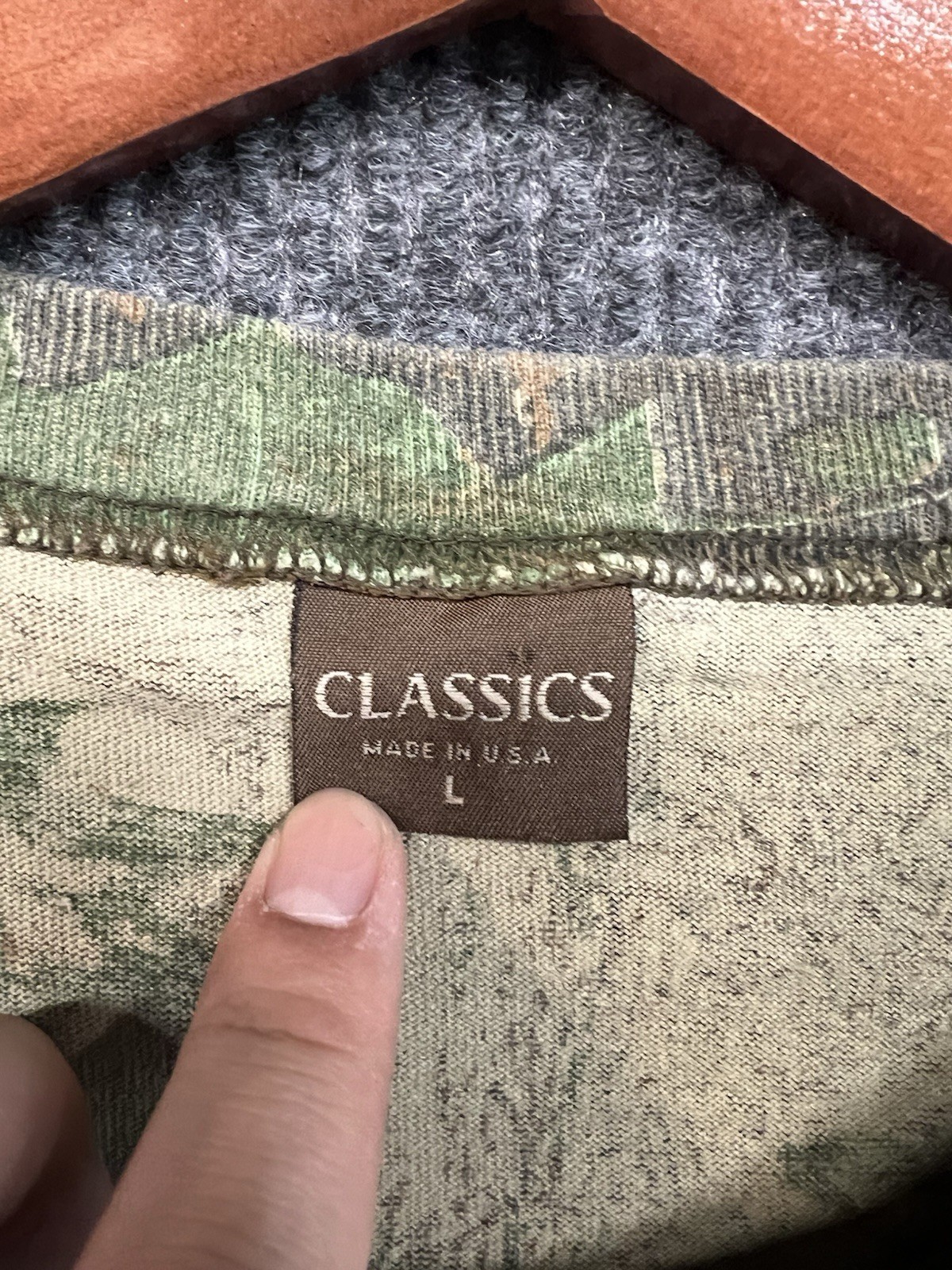 Vintage Realtree Camo Single Stitch T Shirt Size Large Made In USA Hunting gallery