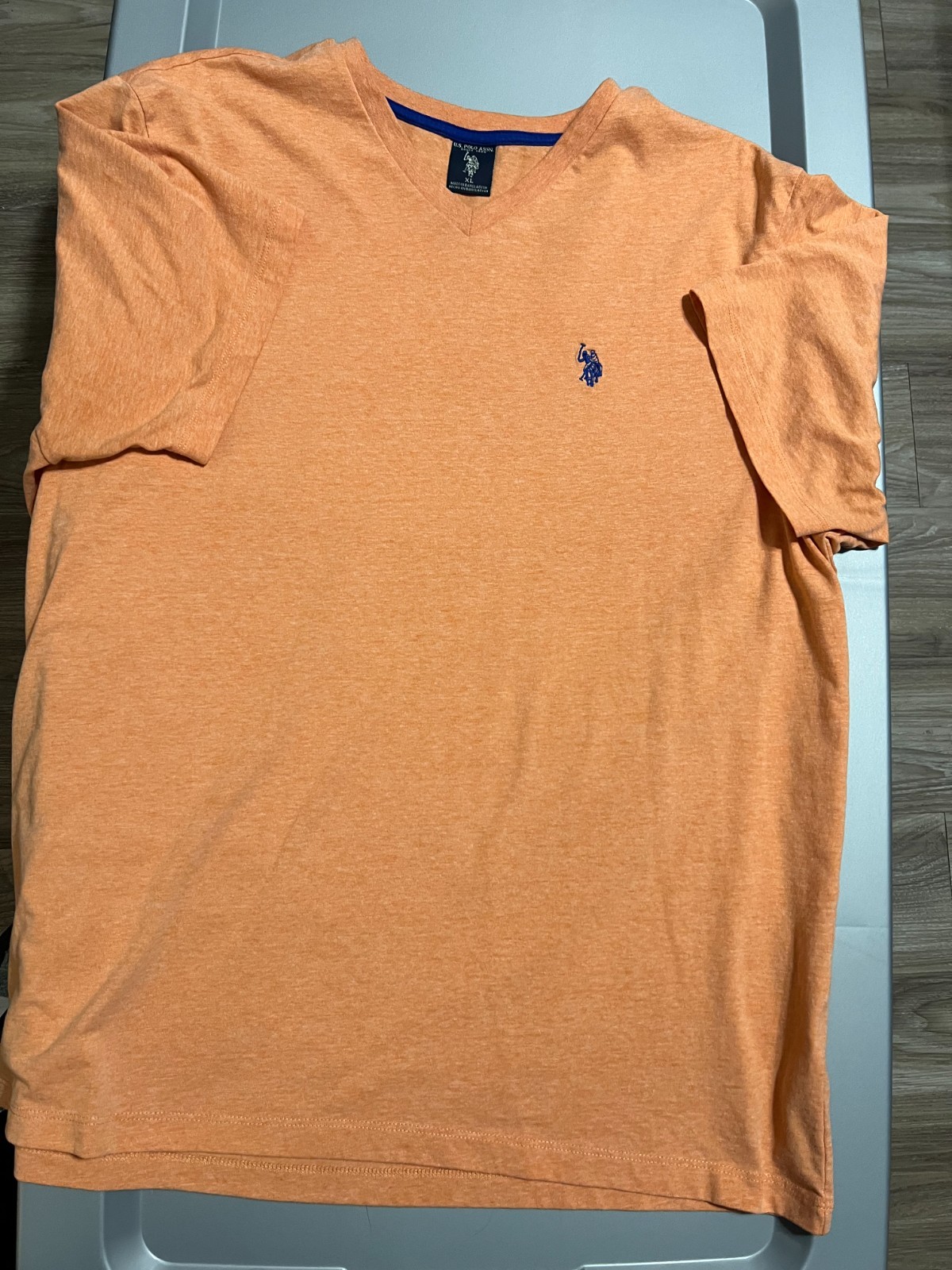 US Polo association Mens T-shirt Orange gallery