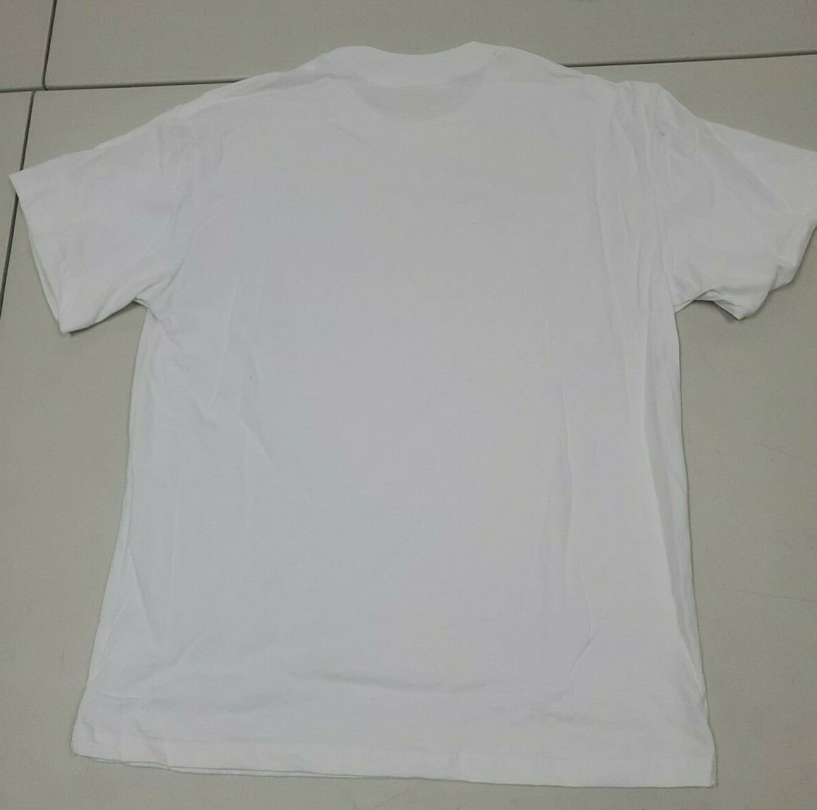 Men's WHITE BLANK T-SHIRT 100% Cotton NEW gallery