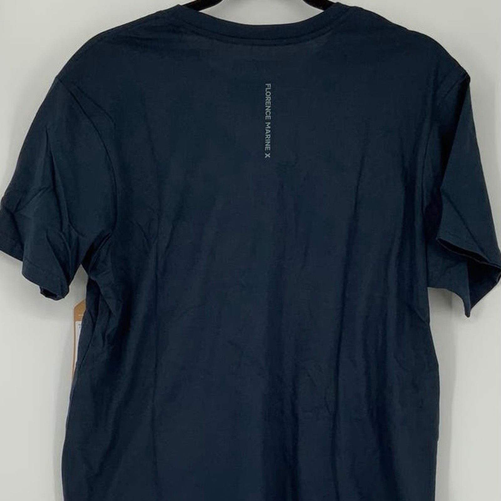NEW! Florence Marine X Men's Large Catamaran Organic Navy T-Shirt $38 msrp M5-2 gallery