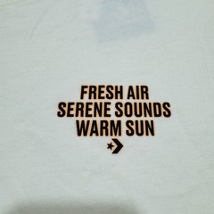 Converse Men’s Tee MEDIUM White Loose Fit Short Sleeves T-Shirt 100% Cotton NWT