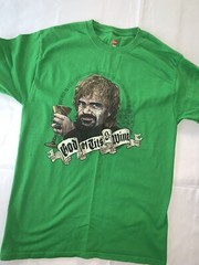 Game of Thrones Tyrion Lannister I am the God of Tits And Wine T-Shirt Medium Ex