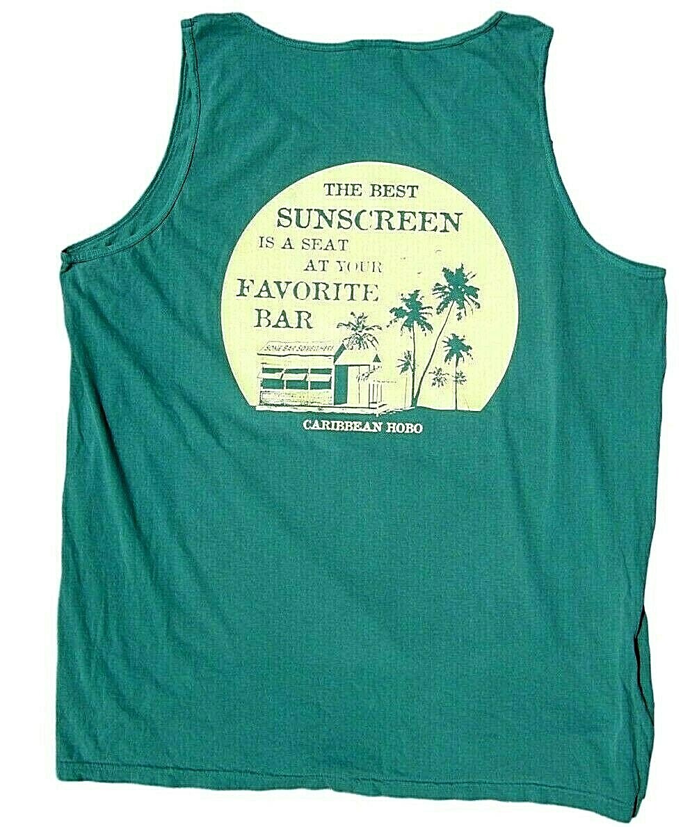 Caribbean Hobo t-shirt Tank Key West rum island tropical mexico Sunscreen Bar
