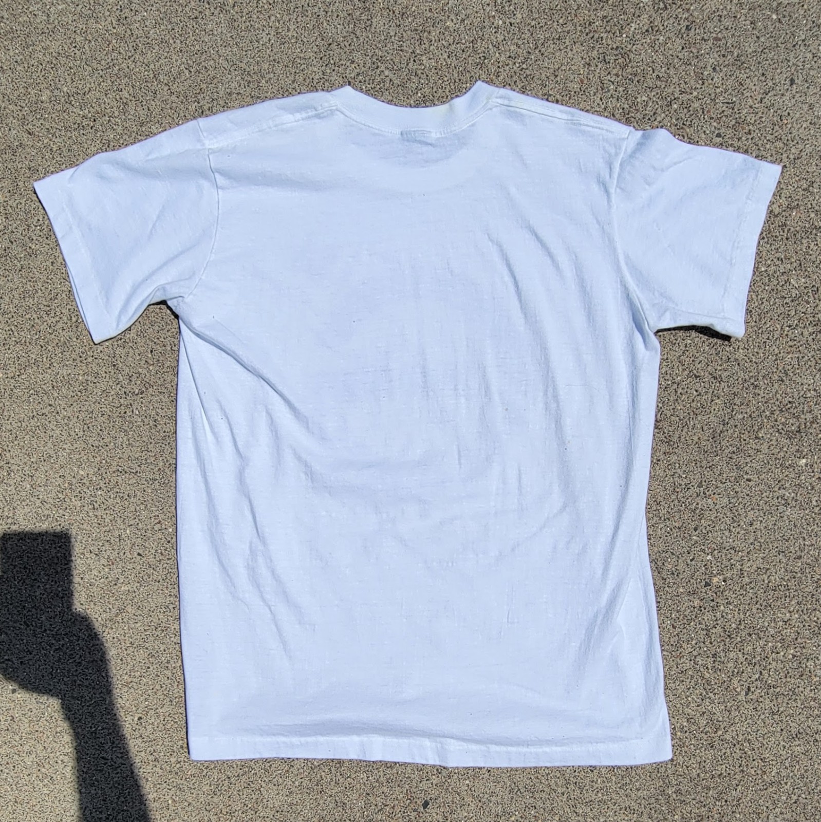 Vtg 80s Nike Swoosh Running Race Get In Gear T-shirt Single Stitch White Med USA gallery