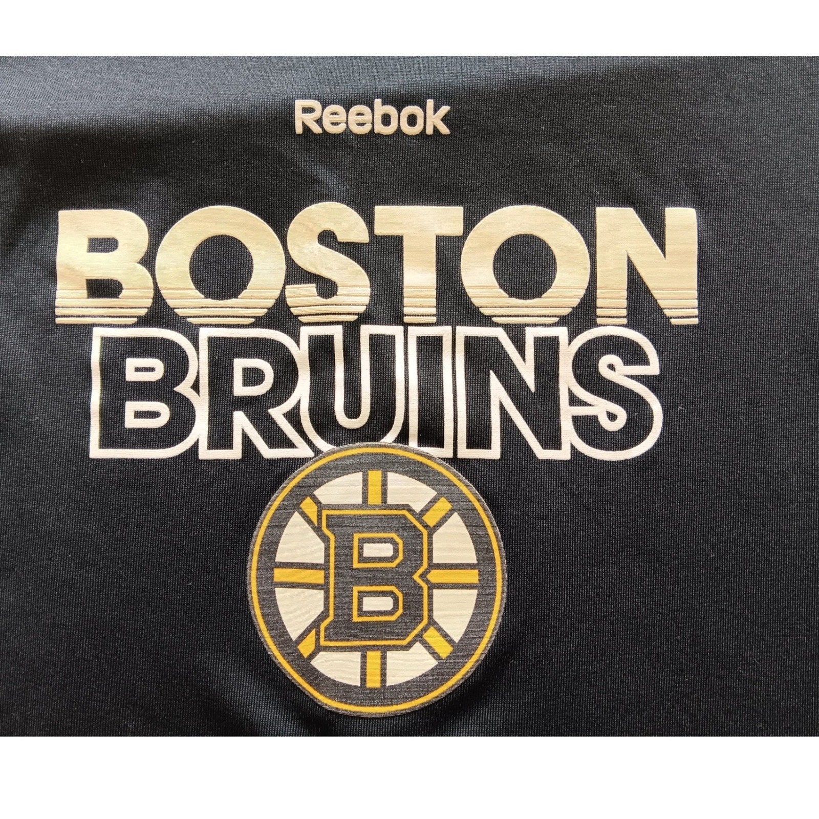 Reebok Boston Bruins NHL Mens XL Black Long Sleeve Performance Graphic T-Shirt gallery