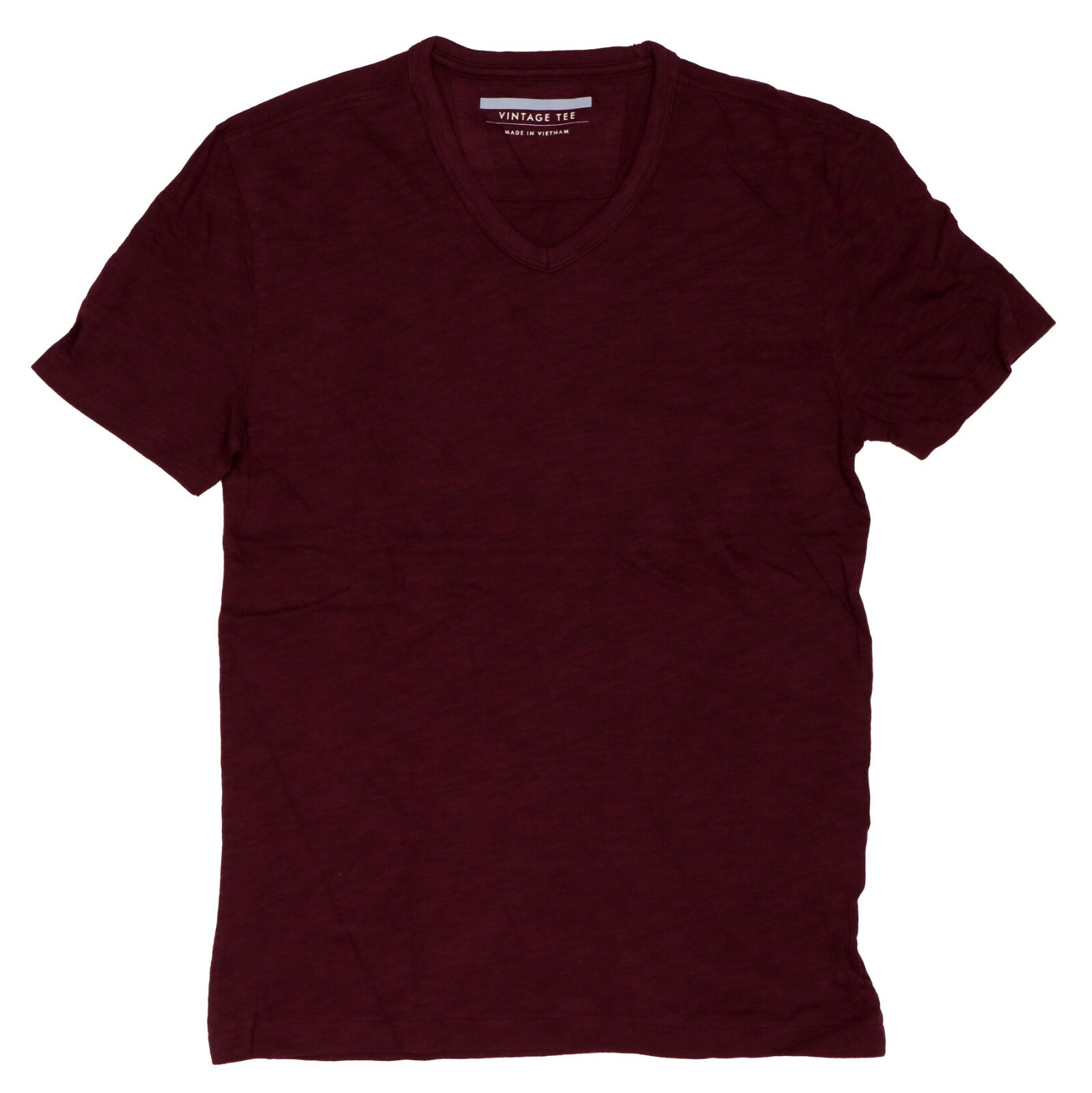 New Men’s Banana Republic Burgundy V-Neck Vintage Tee T-Shirt NWOT Size XS
