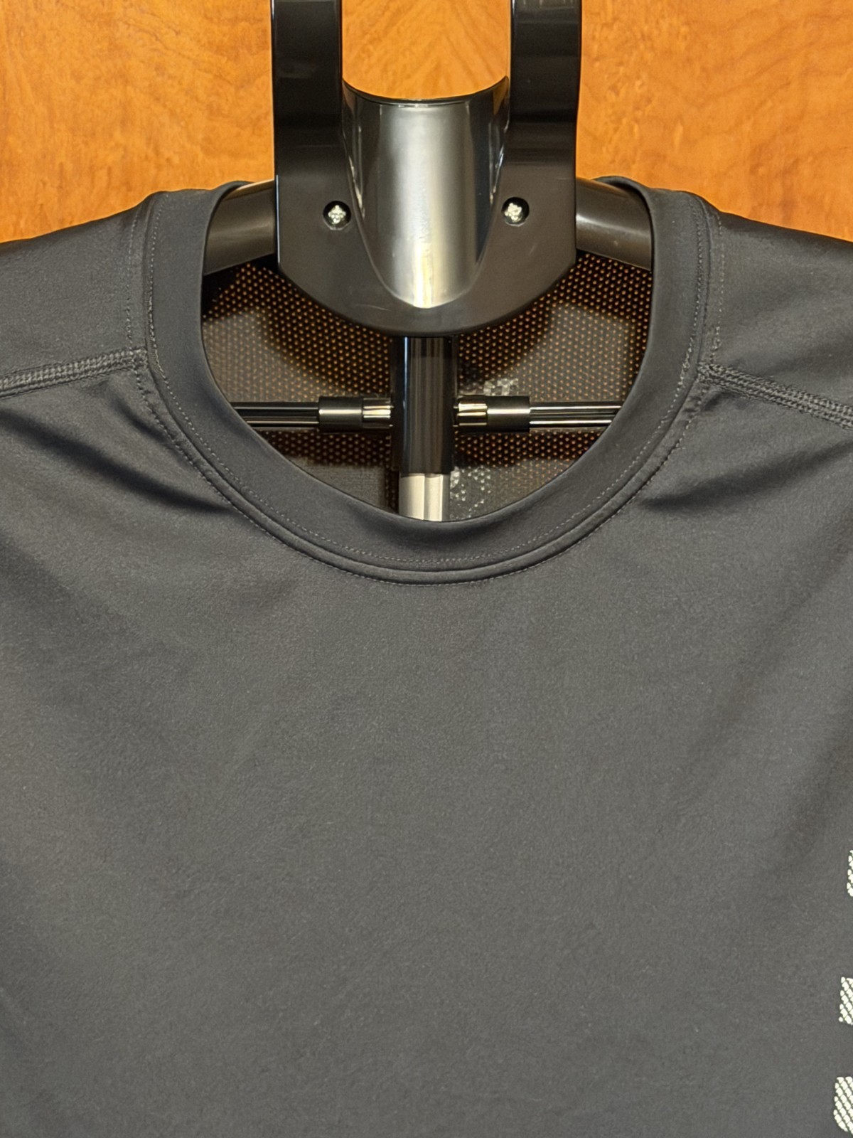 Nike Football Dri-Fit Shirt Mens Large Gray Vertical Graphic Tee gallery
