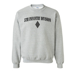 US Army 6th Armored Division Subdued Sweatshirt Officially Licensed
