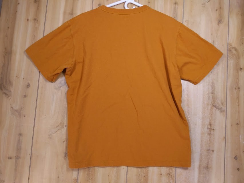 Uniqlo U Mens Large Burnt Orange Crewneck T-Shirt 100% Cotton Short Sleeve Basic gallery