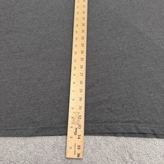 St. John’s Bay Quick-Dri Easy Care Basic T-Shirt Mens 5XL Tall Gray V-Neck Tee