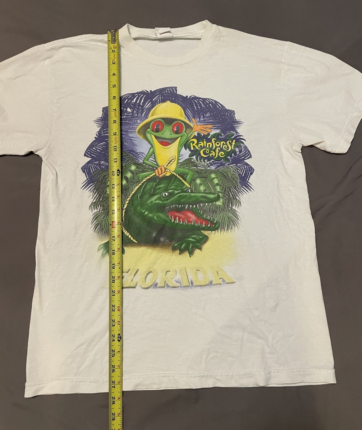 Vintage Rainforest Cafe Shirt Mens Medium Florida Frog Alligator Cartoon 90s Tee gallery
