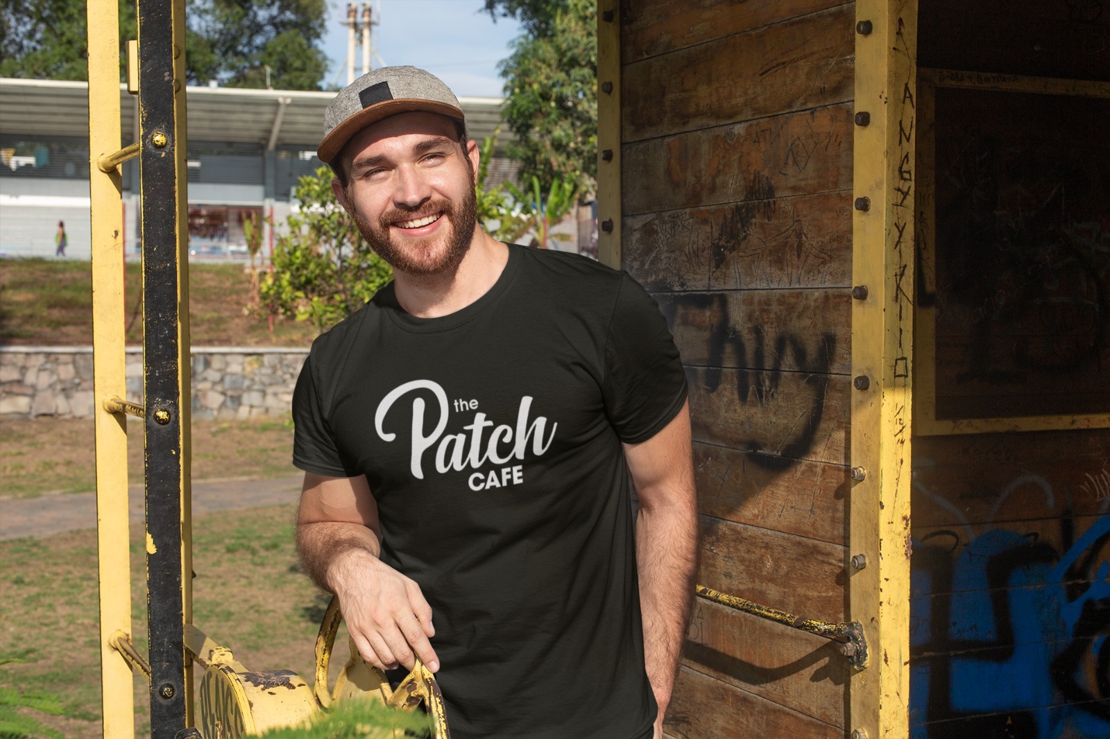 The Patch Cafe - Landman Oil Rig Beer Bar - Unisex Fit Soft T-Shirt gallery