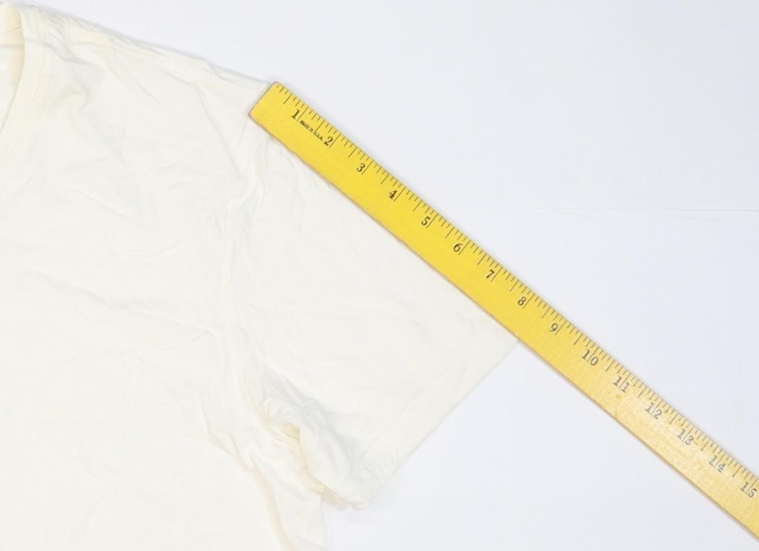 David Archy Shirt Mens Large White MicroModal V Neck Tagless Tee T-Shirt Jersey gallery