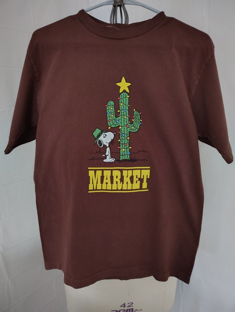 Market Peanuts desert Star T-shrt Size Small / Slightly Oversized