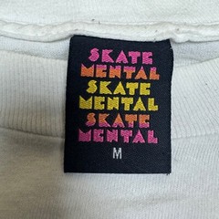 Skate Mental Kool-Aid Long Sleeve Graphic Tee White Purple Mens Size M
