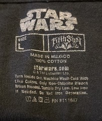 Star Wars DARTH VADER Fifth Sun Diamond T-Shirt Sz. L
