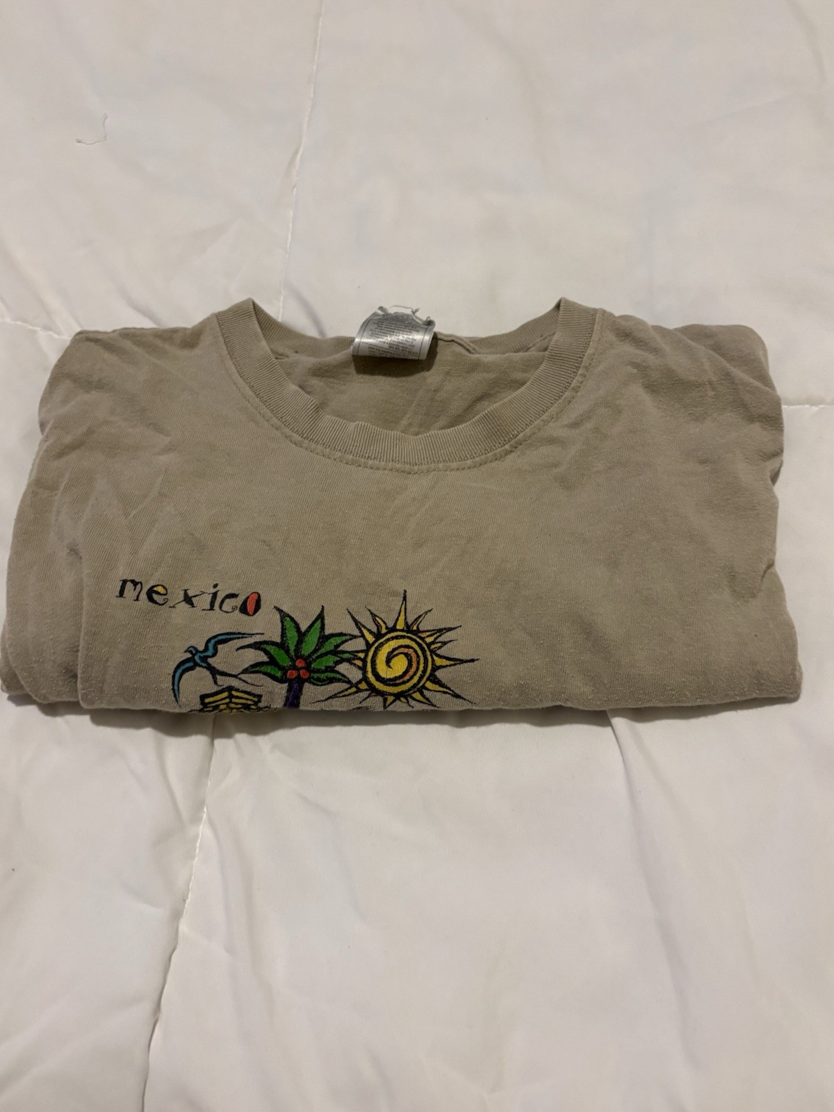 Cozumel Mexico Shirt Mens XL Tan Hanes Heavyweight Graphic Tourist Tee Vacation gallery