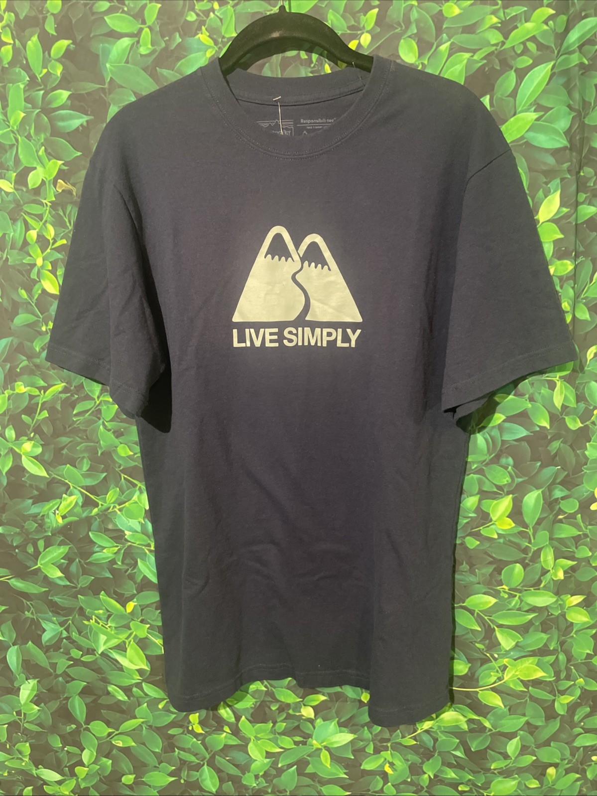 Patagonia Men’s Live Simply T-Shirt Navy Blue Size Small gallery