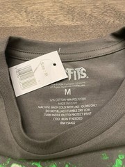 Misfits – Death Comes RIpping Vtg-Stlye T-Shirt – Men’s Punk Rock Shirt Gray