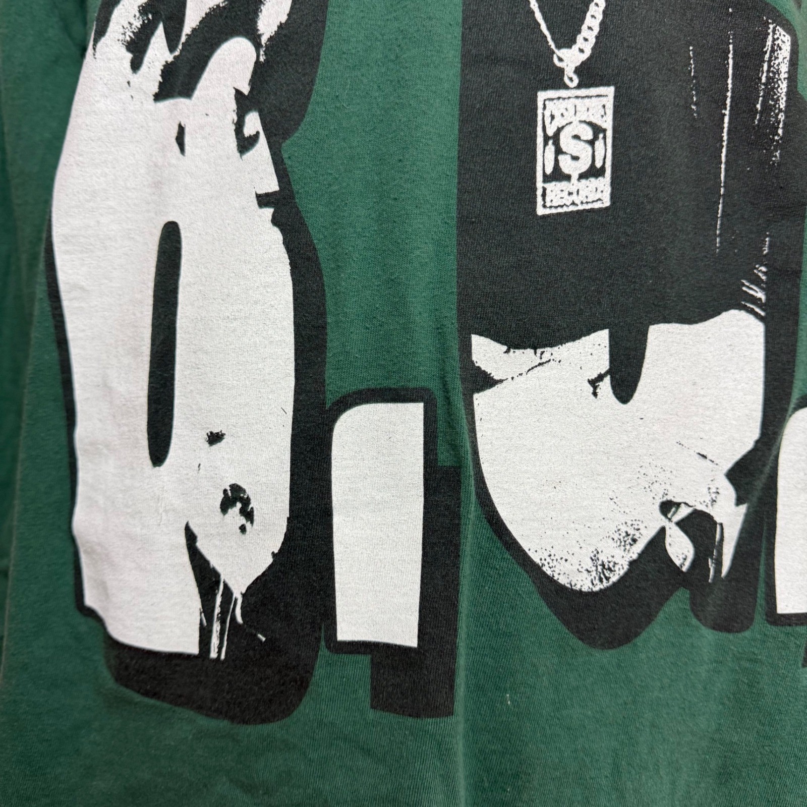 Vintage 90s BG Cash Money Millionaires Long Sleeve Shirt Green Rap Tee Sz Large gallery