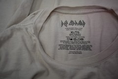 Def Leppard High ‘N’ Dry Leopard Graphic Band T-Shirt XL 2023 Licensed Rock