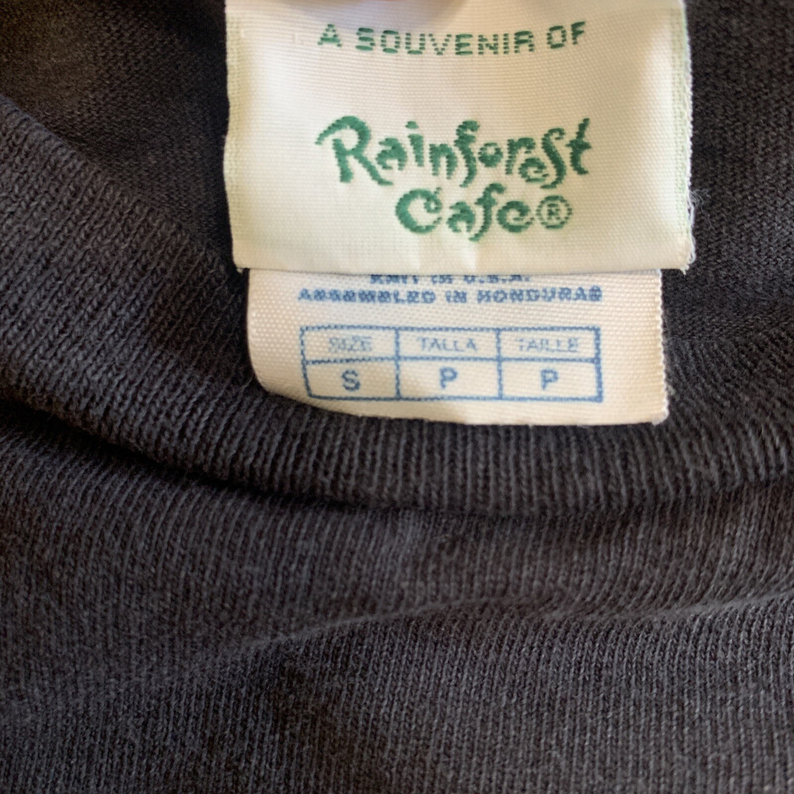 Vintage Rainforest Cafe Shirt Size Small gallery