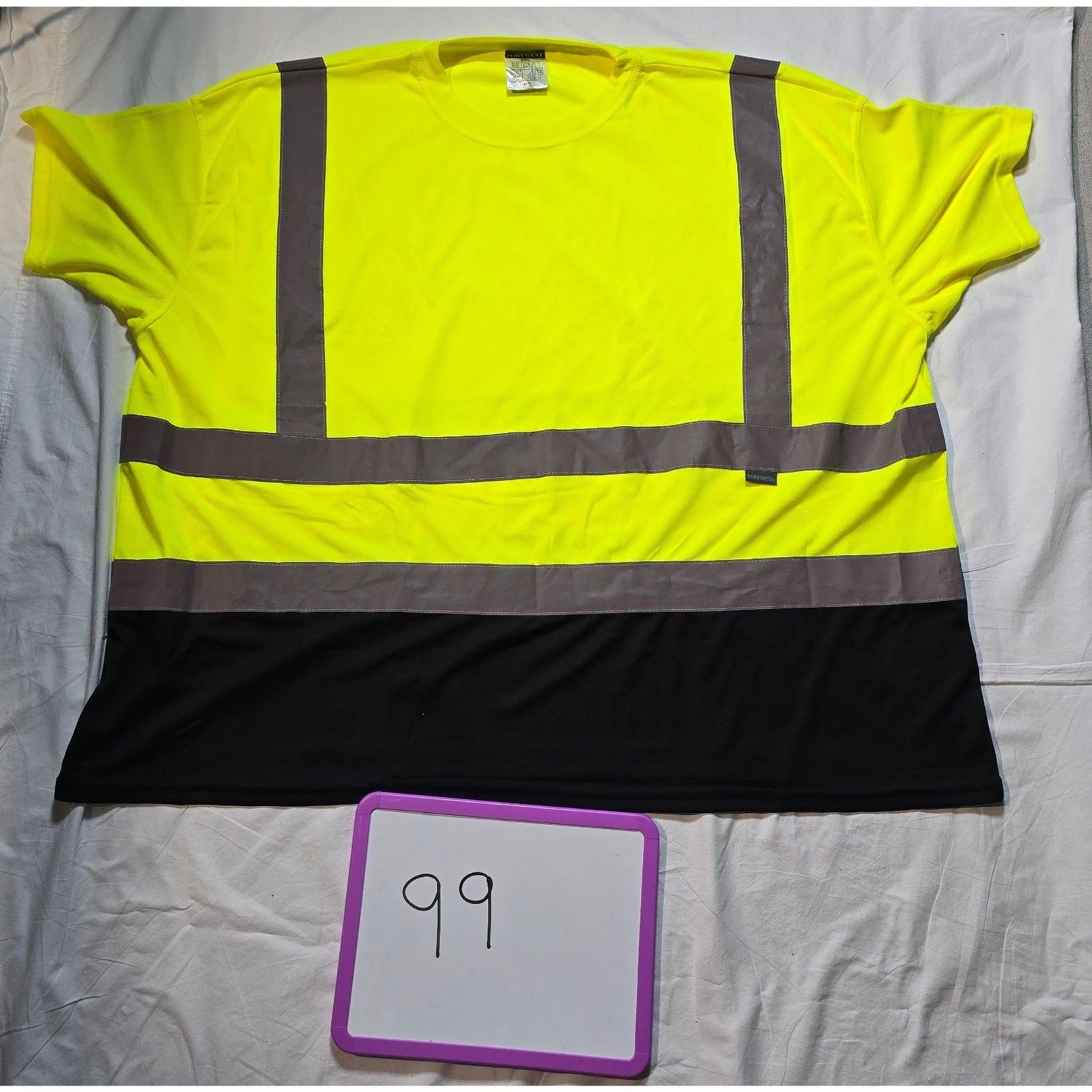 2 – Portwest High Visibility Size 6XL Men’s Work Shirts – 99