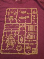 Dungeons & Dragons Miniatures Sprue Graphic T-Shirt XL Wizards of the Coast