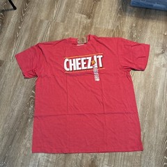 Cheezit Tee Luv Red Short Sleeve Tee Shirt T-Shirt XXXLarge