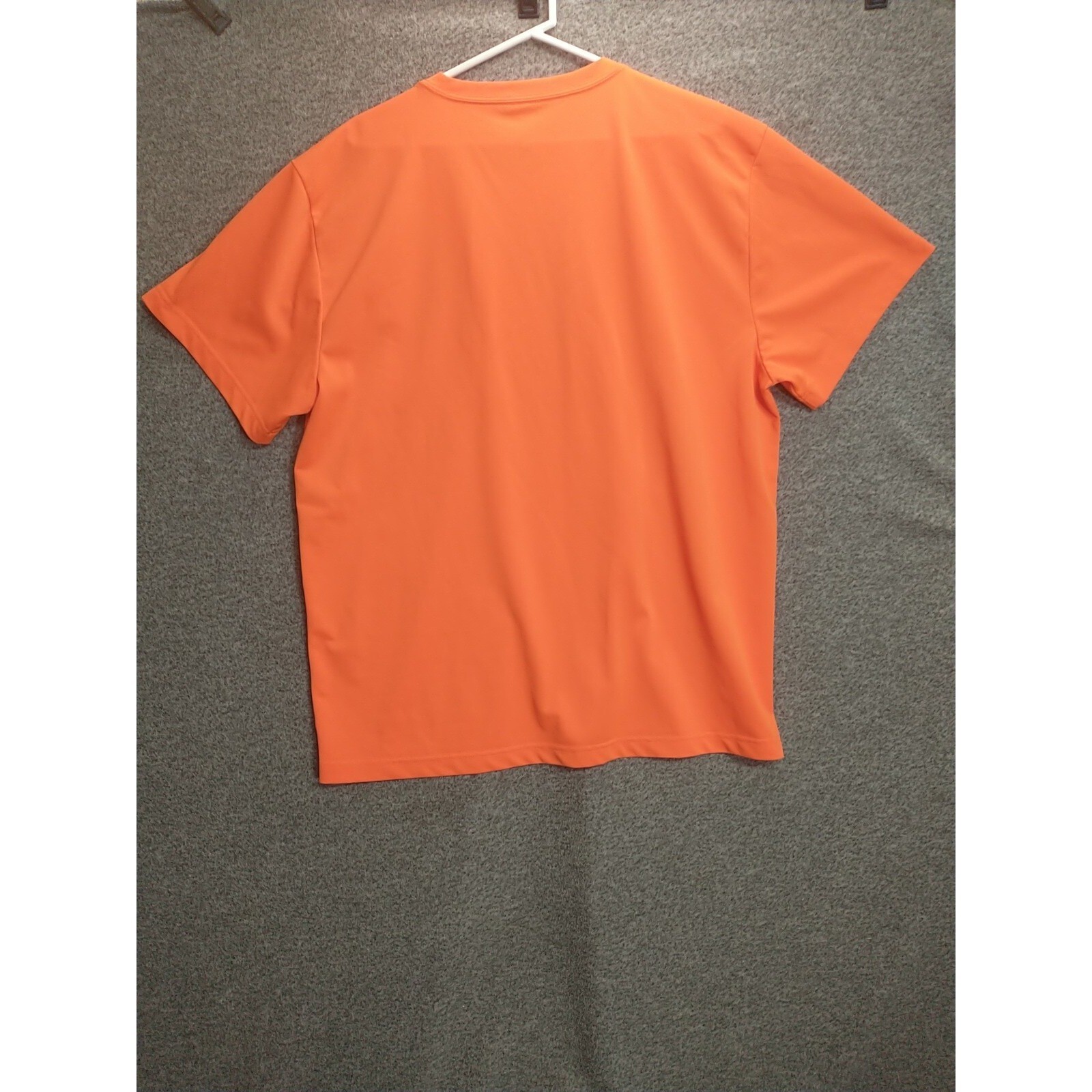 Genuine Dickies Mens 2XL Safety Orange Pocket T-Shirt Performance Workwear Tee gallery