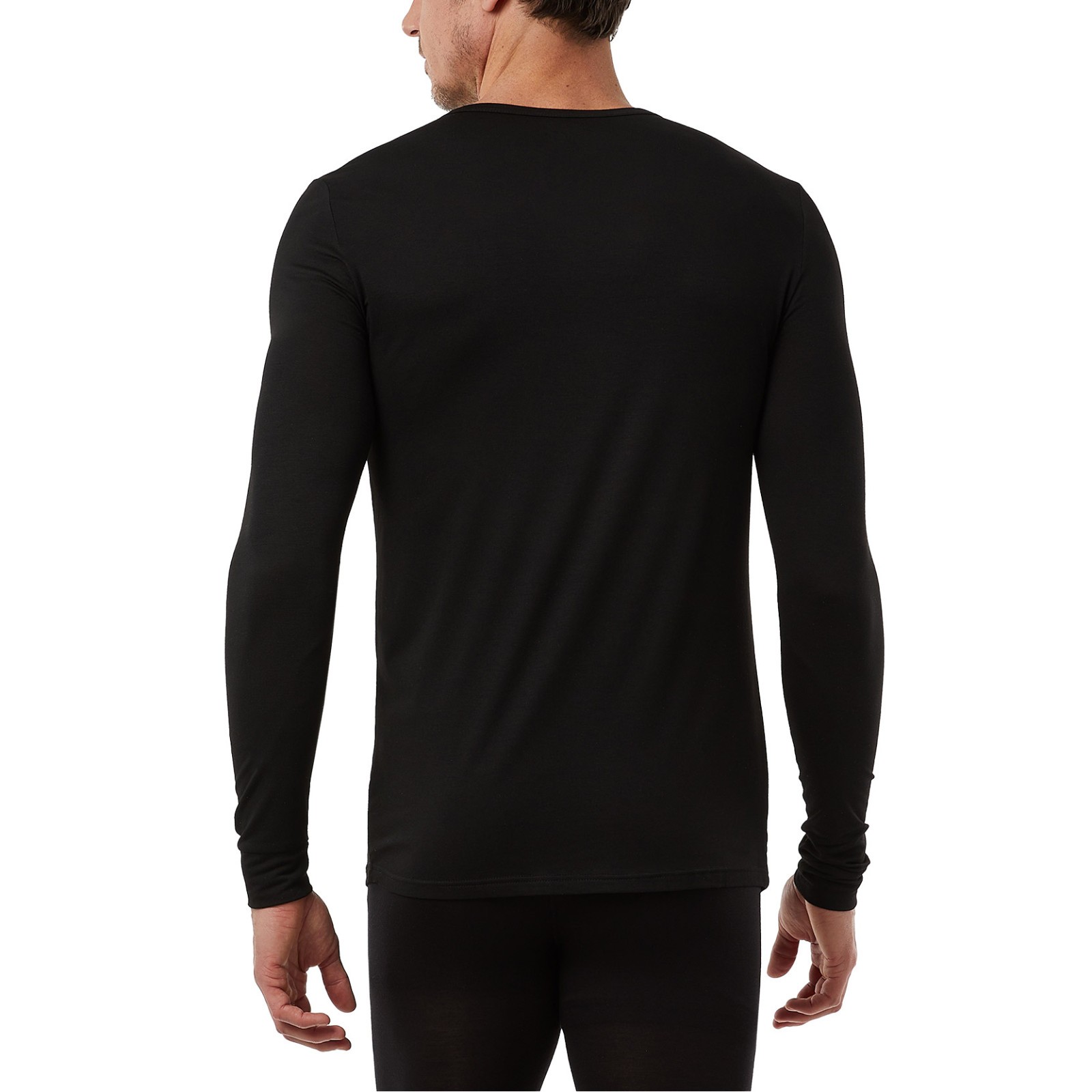 32 Degrees Men's Heat Long Sleeve Crew Neck Tee, 4-Pack, Size L gallery