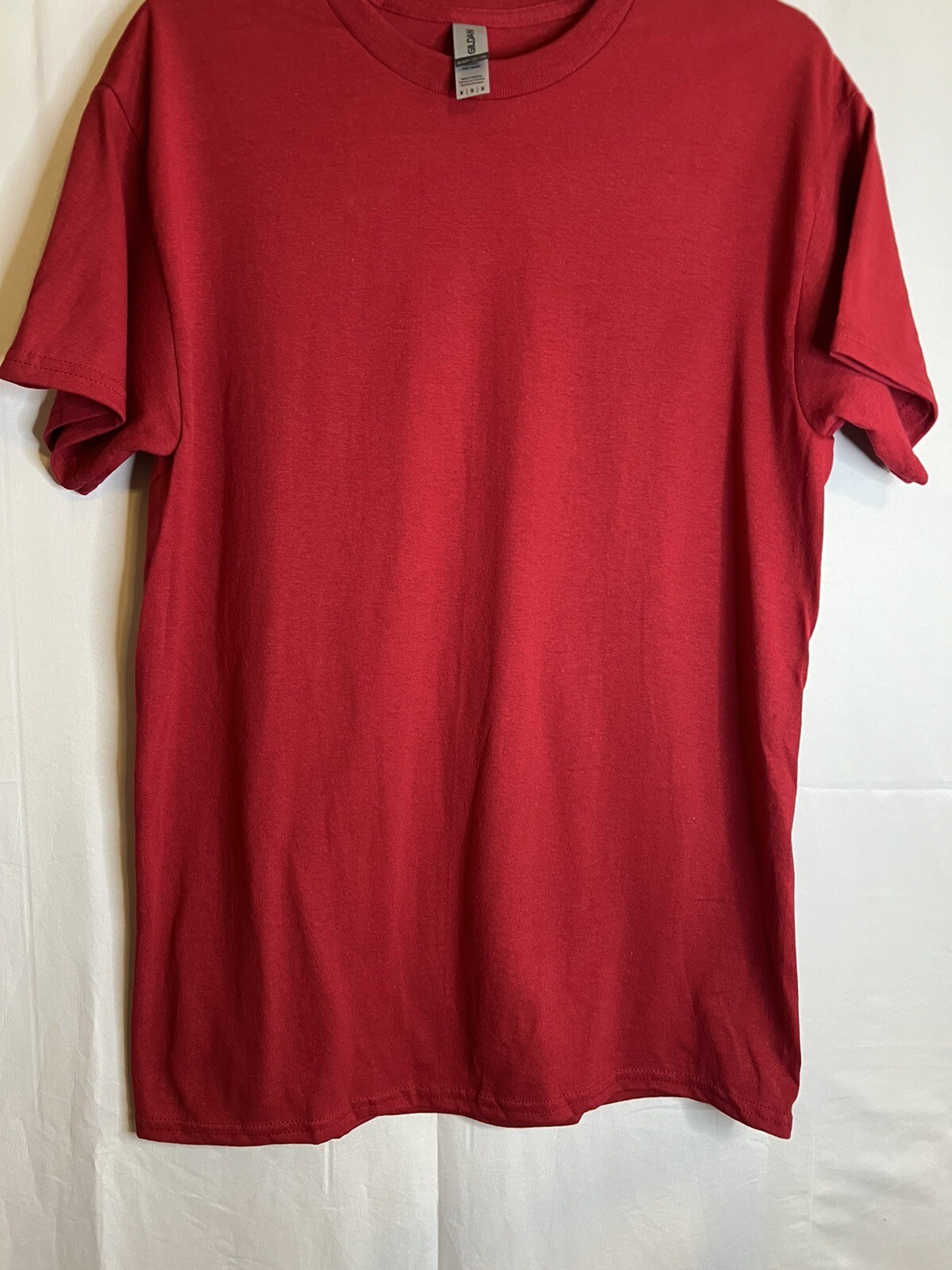 Gildan Men's Heavy Cotton T-Shirt, G500 Cardinal Red Size Medium NWOT Lot Of 9 gallery