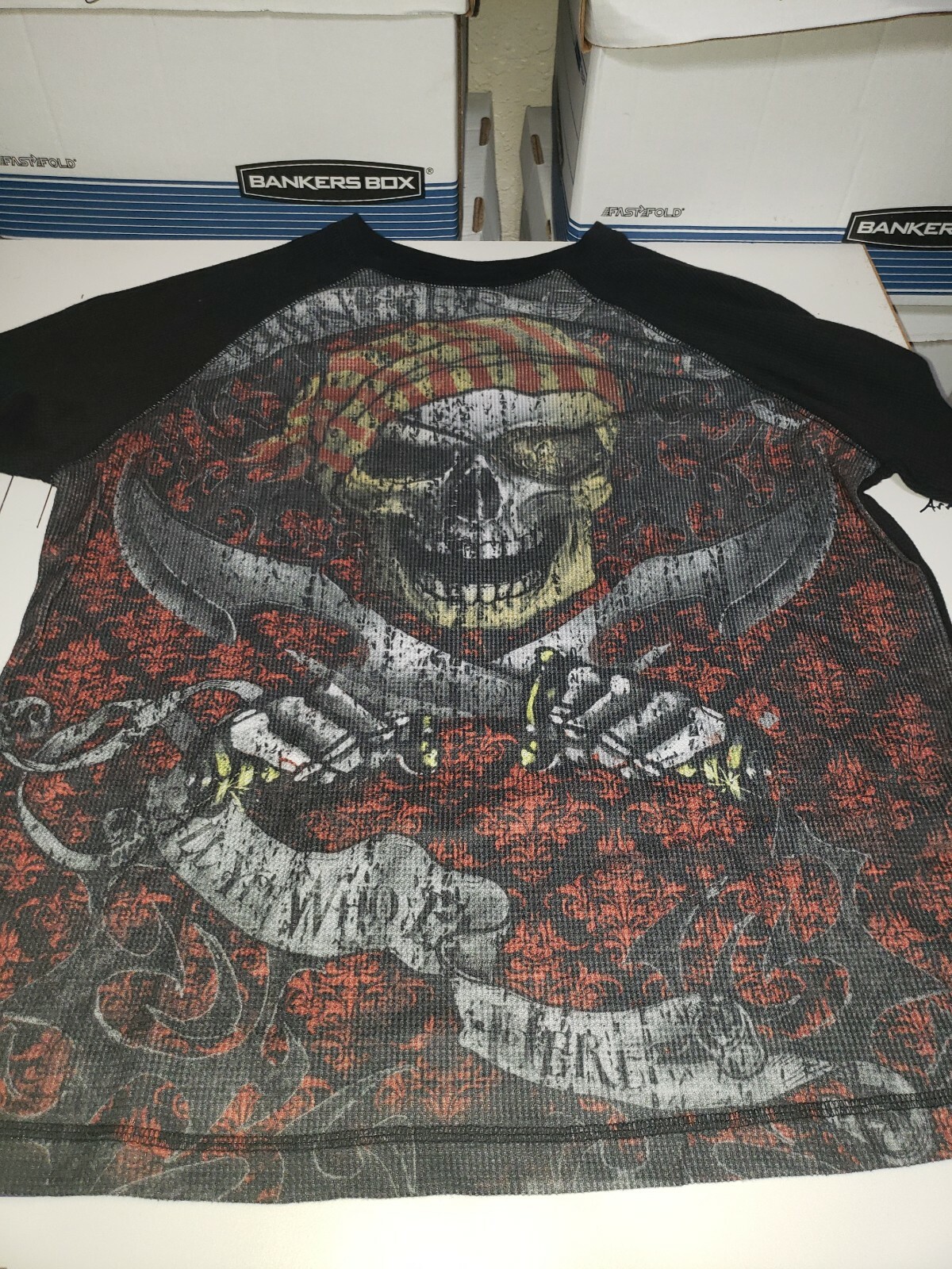 long sleeve thermal by Skully shirt Large gallery