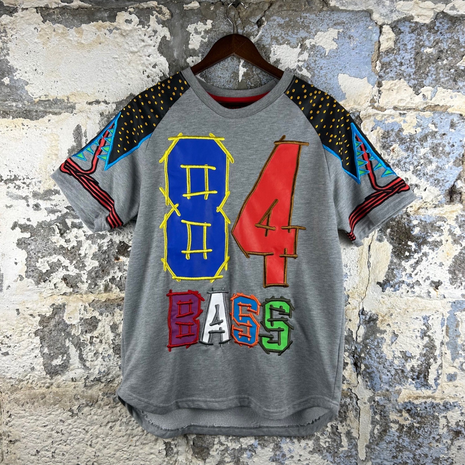 Vintage 90’s Ron Bass 84 Bass Double Sided Hip Hop Rap T Shirt Gray Large