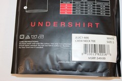 Jared Lang Men’s White Slim Fit Crew Neck Cotton T-Shirt 3-Pack Size Small