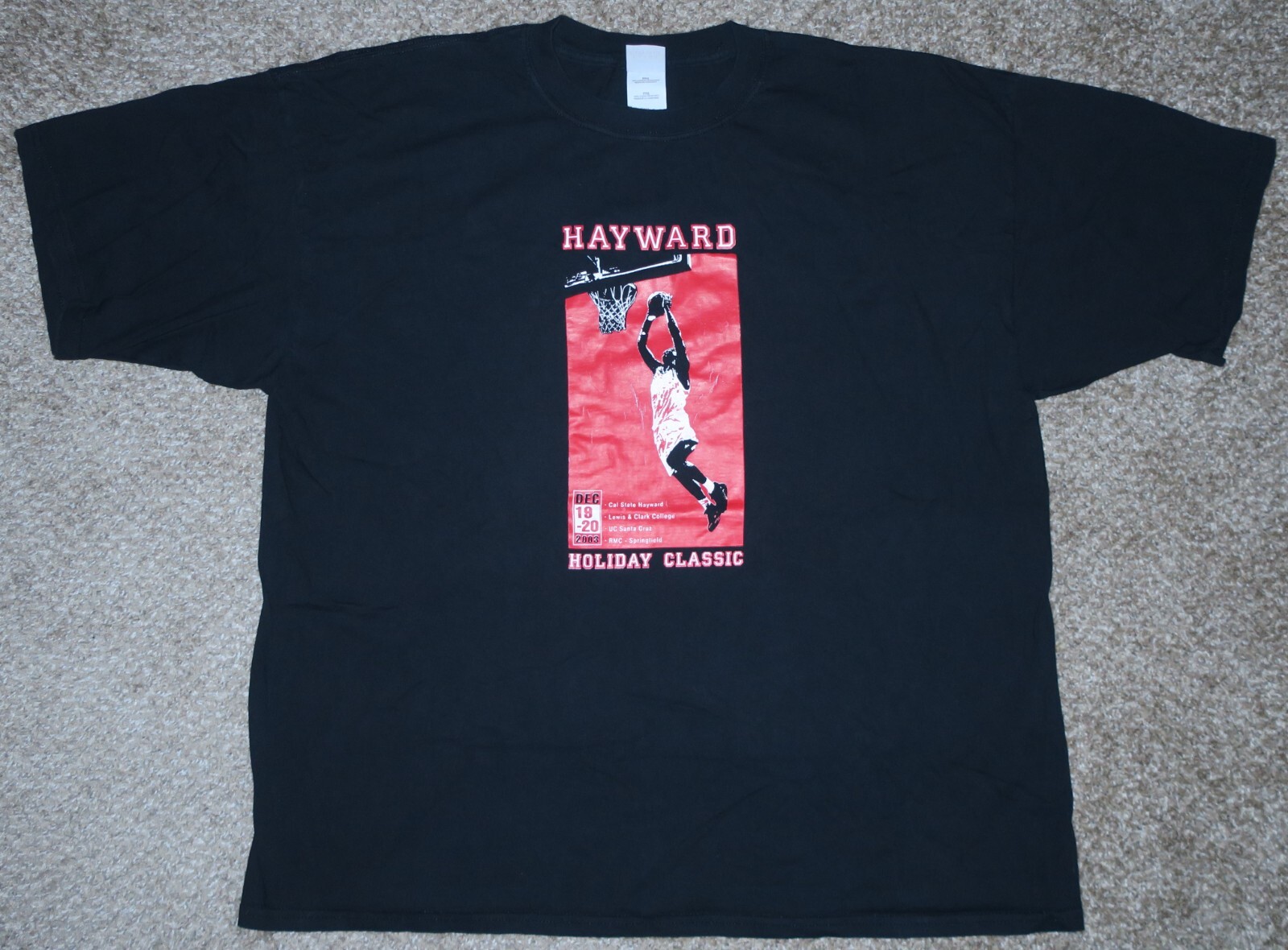 2XL Hayward California CA Basketball Holiday Classic UCSC RMC LEWIS T-Shirt XXL gallery