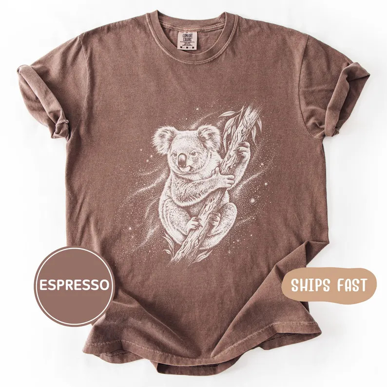 Koala Comfort Tee Animal Lover Gift gallery